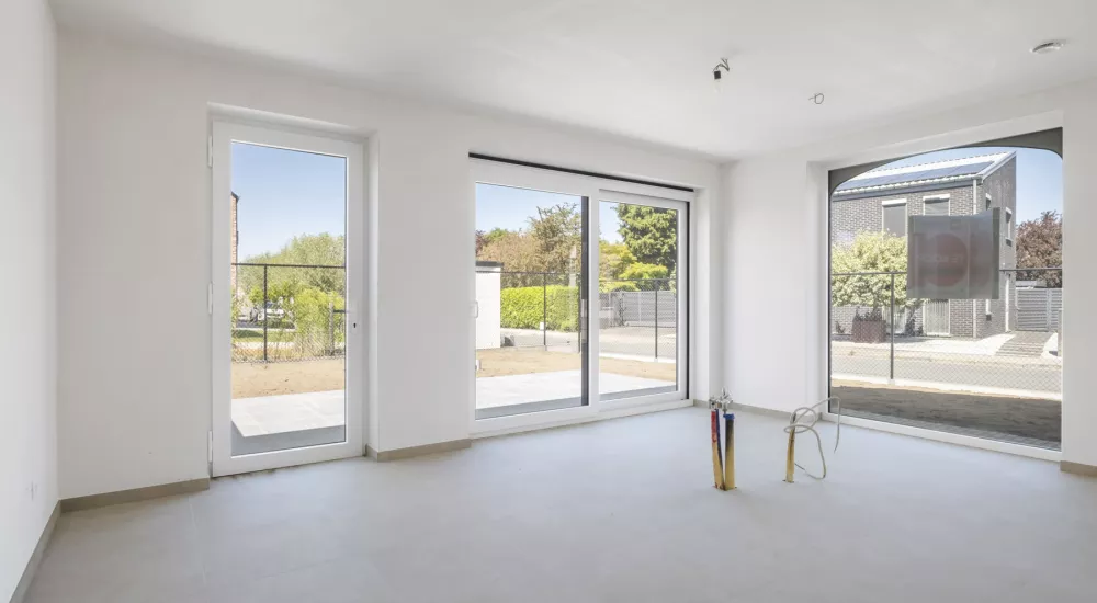 Afgewerkte nieuwbouwwoningen te Jabbeke