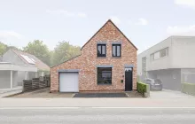 Landelijk gelegen woning in Ruddervoorde met grote tuin 